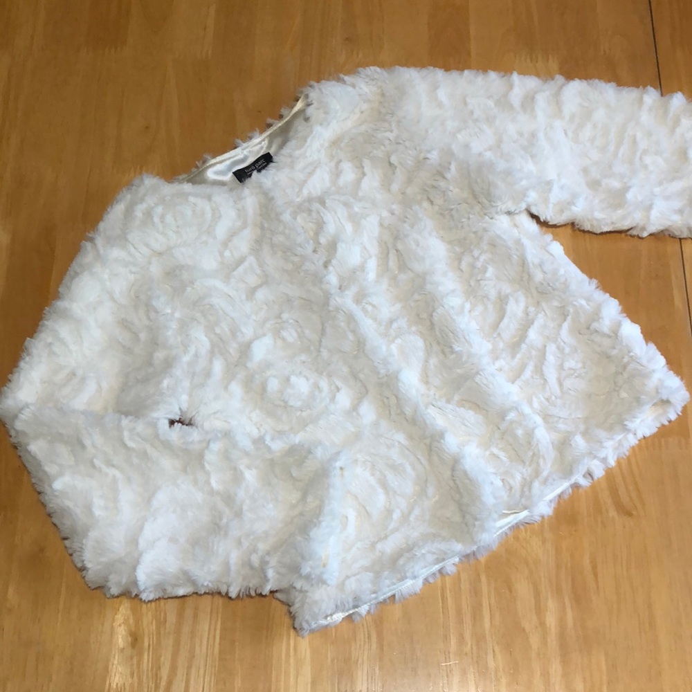 Super soft one-snap furry cardigan